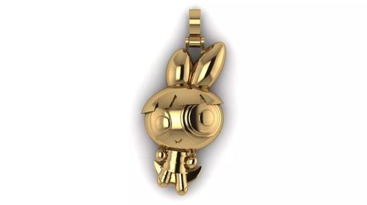 Powerpuff Girl Bubble Pendant 2 Inches 3D print model