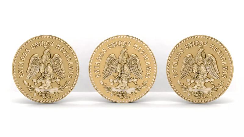 Golden eagle of the Mexican Coat of Arms