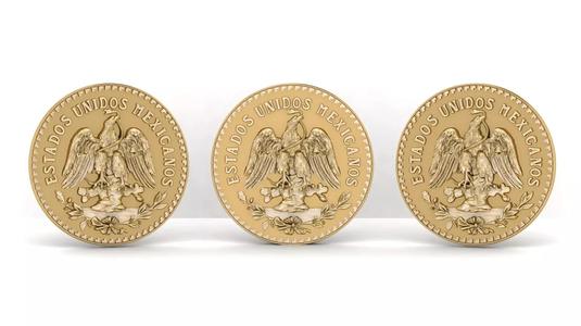 Golden eagle of the Mexican Coat of Arms