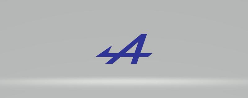 Renault Alpine logo, keychain