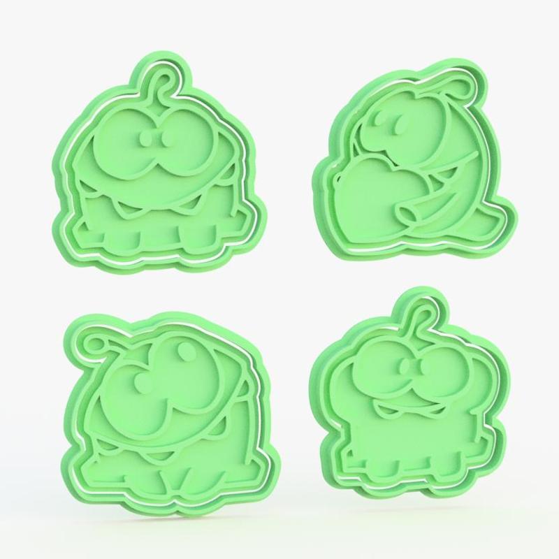 Cut the Rope cookie cutter set of 4