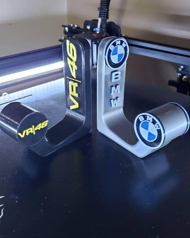 WALL HELMET HOOK - VALENTINO ROSSI VR6