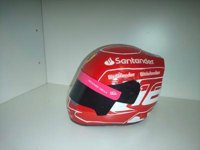 Leclerc-Sainz helmet 2023 scale 1/2