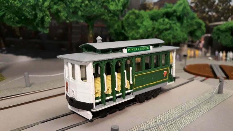 San Francisco Cable Car in HO / H0