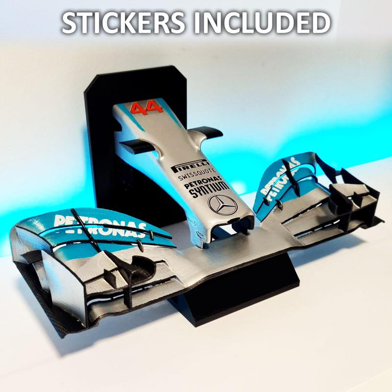 F1 Mercedes AMG W05 frontwing Hamilton - Rosberg