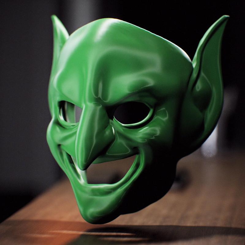Green Goblin Spider Man Mask - Spider-Man Mask with Green Goblin