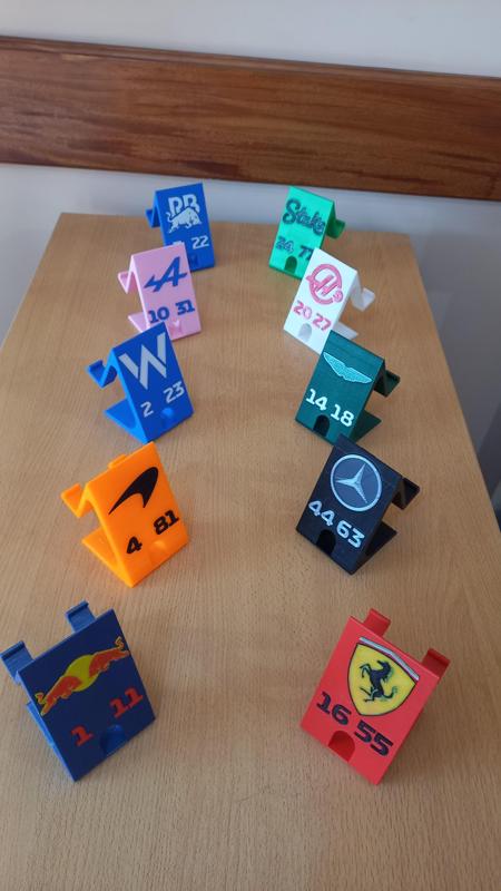 Set of 10 F1 2024 F1 Team Phone Holders