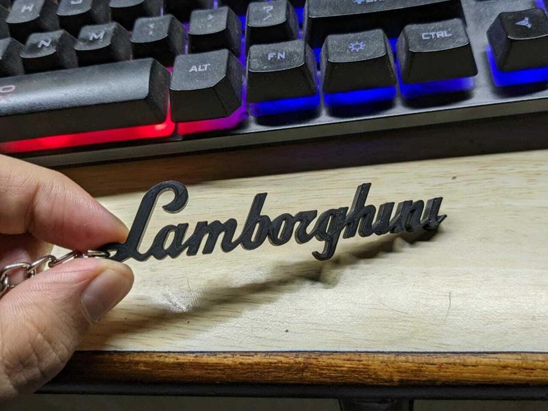 Automobile logo keychain Lamboghini