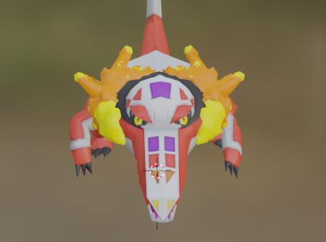 skeledirge pokemon scarlet and violet 3d figurine