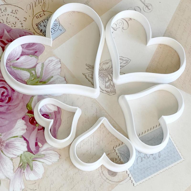 Heart Cookie Cutter, Heart Shape, Heart Polymer Clay Cutter, STL Digital File ,