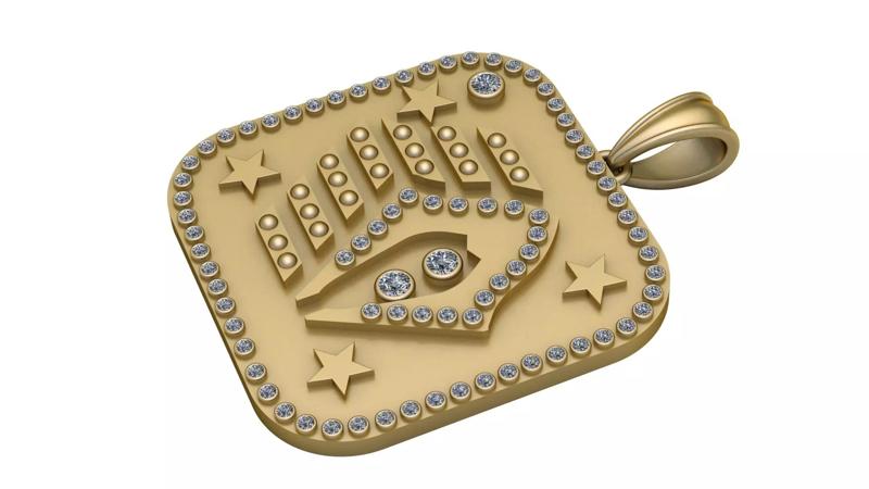 Certified Natural  PANDANT 3D PRINTABLE MODAL