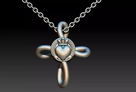 Claddagh Cross Pendant
