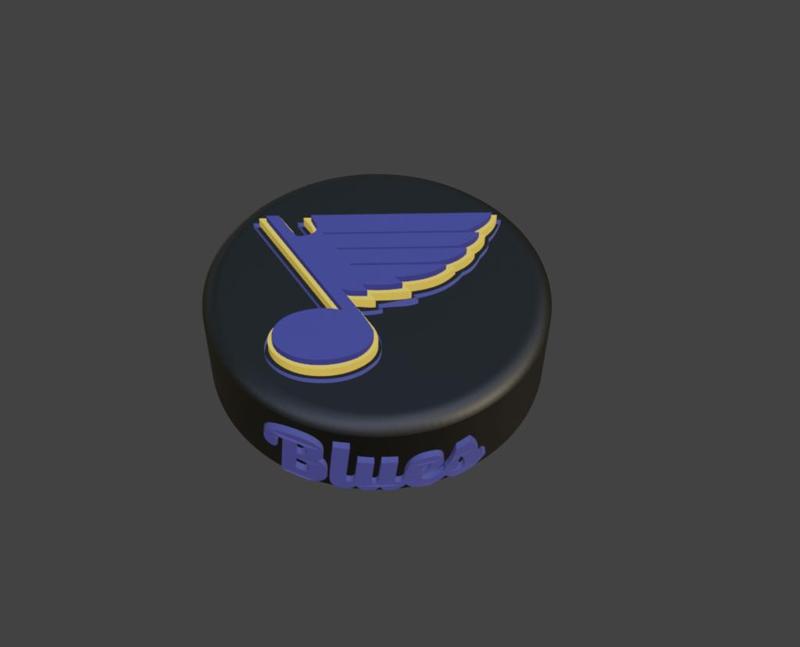 St. Louis Blues Hockey Puck