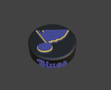 St. Louis Blues Hockey Puck