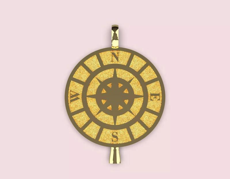 compass pendant