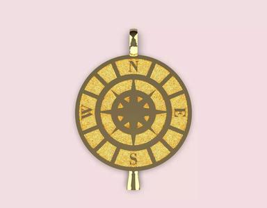 compass pendant