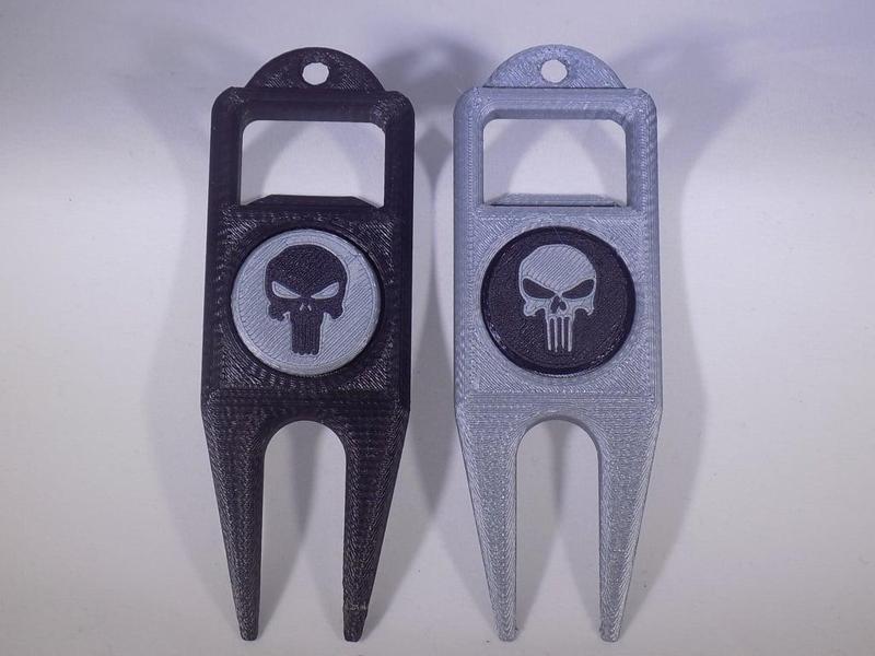 PUNISHER Golf Ball Marker