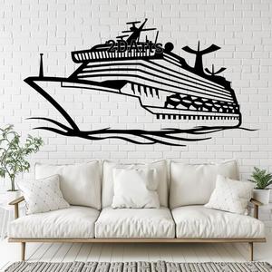 Cruise Ship 2D Wall Art/Window Art - Digital STL & SVG Files for 3D Printing and Laser Cutting