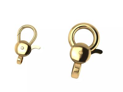 CLASP gold plated hook and loop fasteners