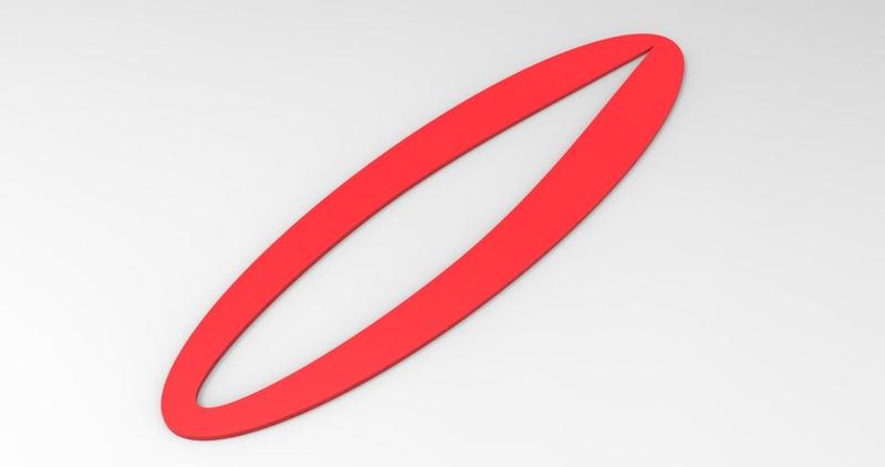 NACA 64015 Drawing Template