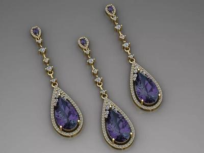 Pear Jewelry Half Set