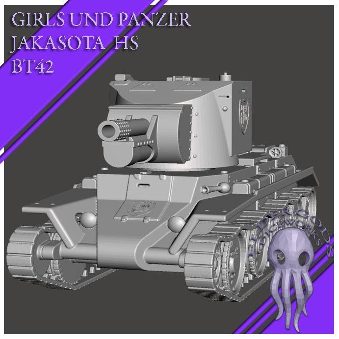 Girls und Panzer Jakasota High BT42 with multiple track options