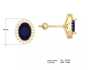 Luxury earrings  for 3D printing