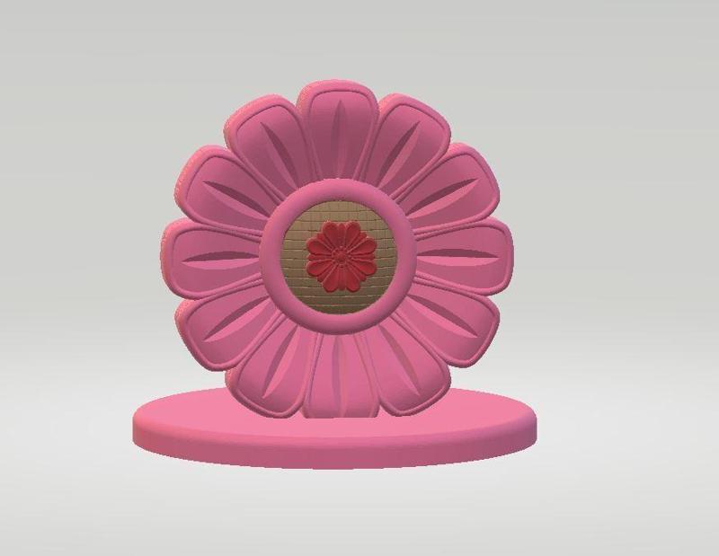 flower model 3D printable model