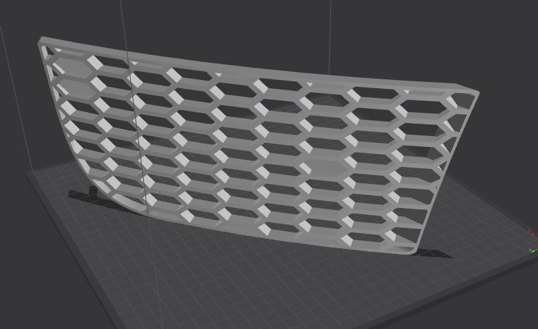 BMW 120d bumper bottom grill