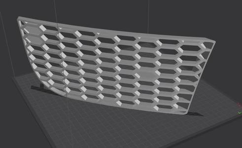 BMW 120d bumper bottom grill