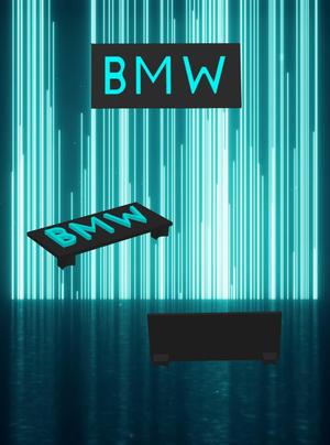 BMW TISCHDEKORATION / BWM TABLE DECORATION
