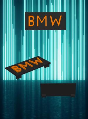 BMW TISCHDEKORATION / BWM TABLE DECORATION