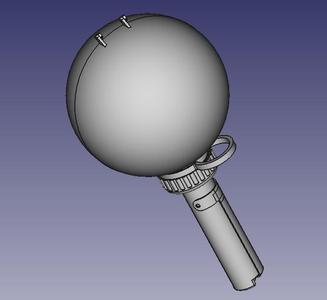 No74 Mk II Sticky Bomb British Grenade 1:1 Reenactment Model