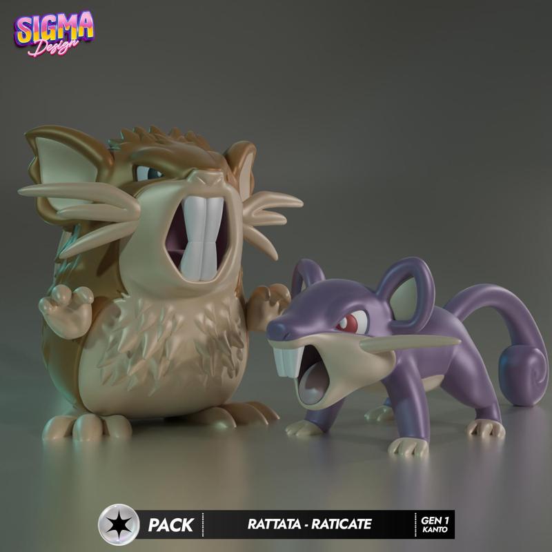 Pack - Rattata Raticate