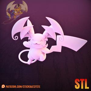 Mega Raichu Y – STL Model | Pokémon Legends: Z-A Fan Art