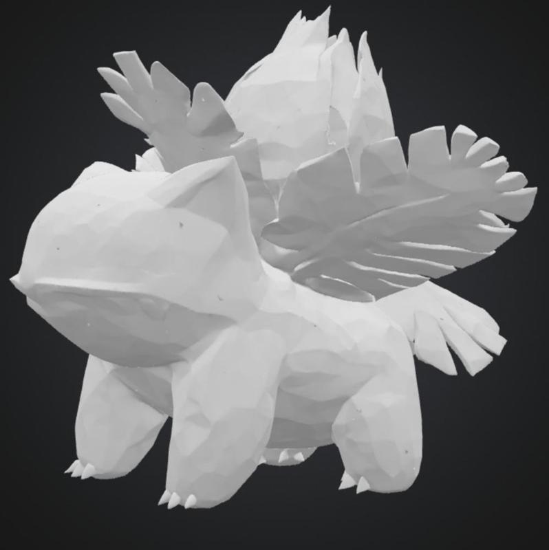 Ivysaur 3D Figure - Inspired by the Pokémon Universe