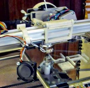 Fast-clamp replacing original fan mount for k8200/3drag