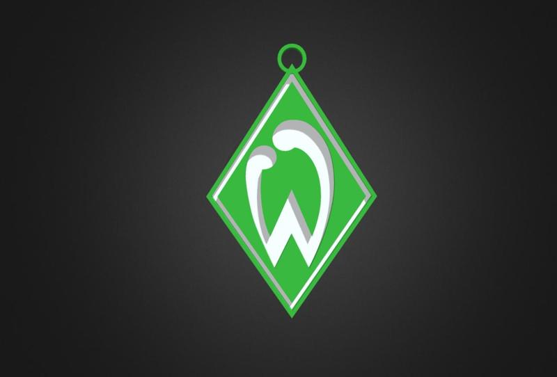 Schlüsselring Keyring Keyring Key ring Werder Bremen 3D