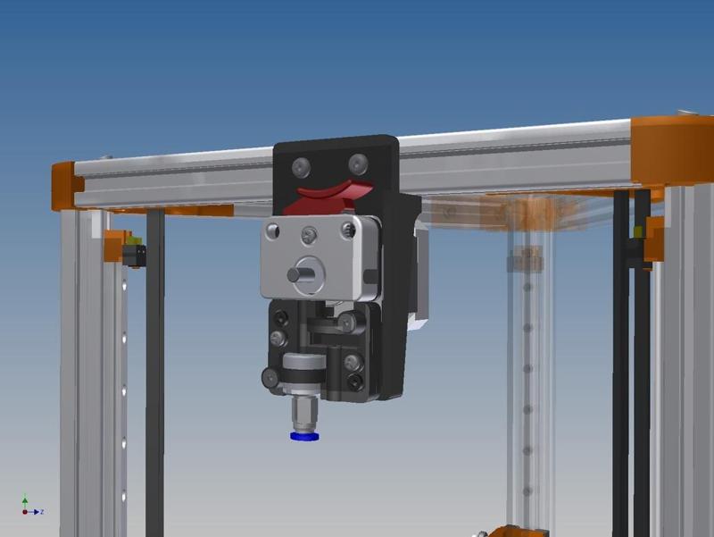 Mount for SeemeCNC's EZStruder on 2020 extrusions