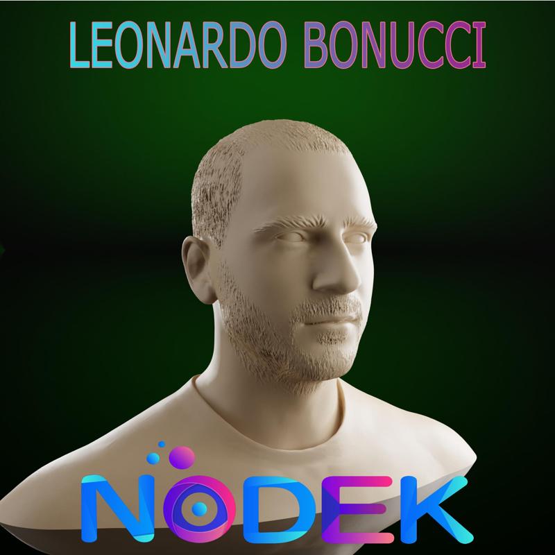 Bust of Leonardo Bonucci - The Italian Defense Commander