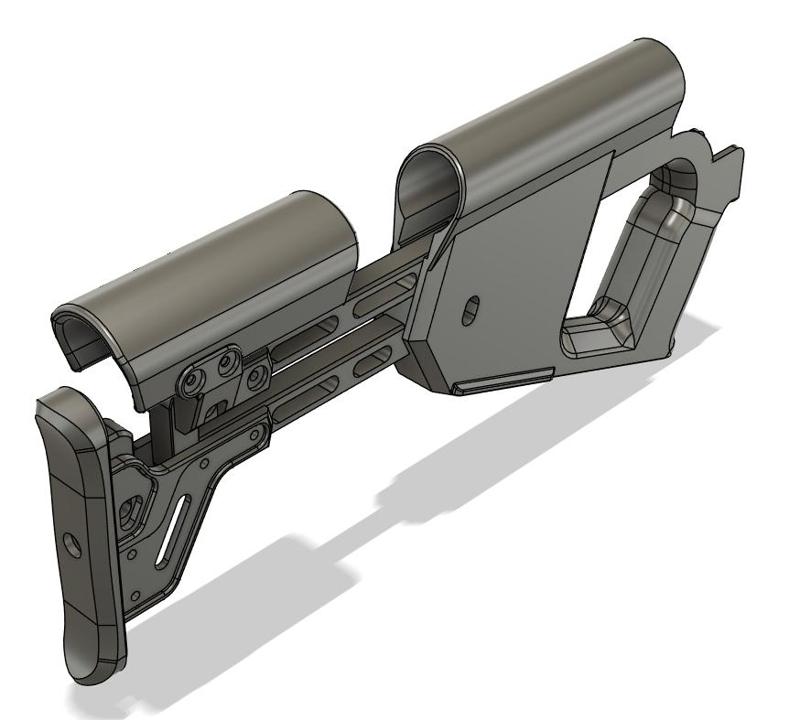 AR15 / M4 GRIP & BUTTSTOCK v2