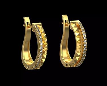 Earrings with Diamonds N77