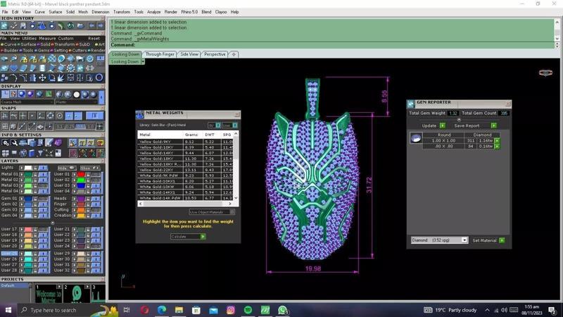 Marvel Black Panther Pendant