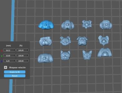 Pack of DOG Earrings - S203D90