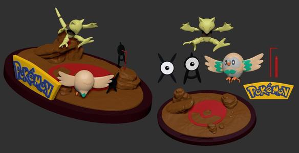 Pokemon diorama