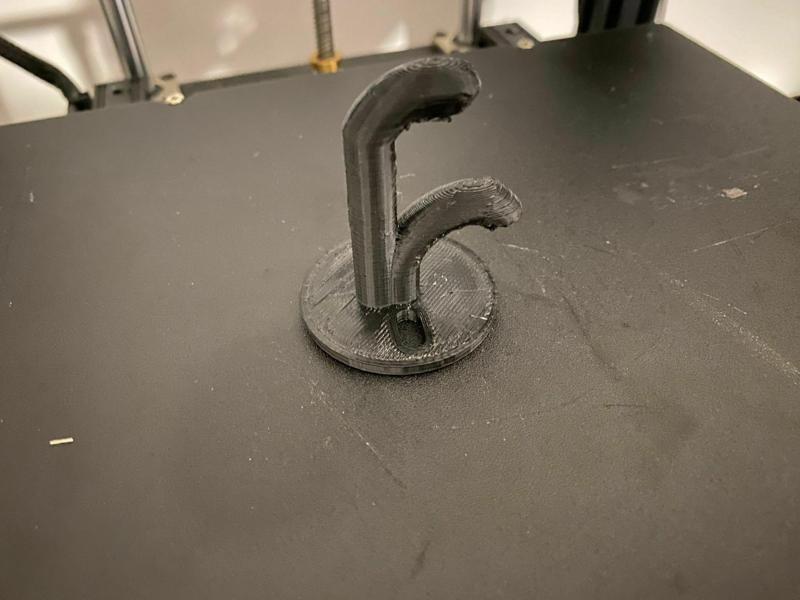 Wall Hanger Double Pin with Cable Organiser