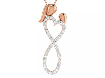 High Jewelry Pendant Earrings Set 3dm stl obj mtl gltf glb
