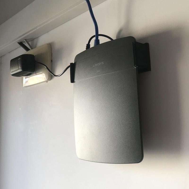 Wall mount for Wi-Fi router Linksys E900