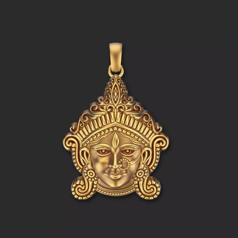 Durga Mata Face Pendent