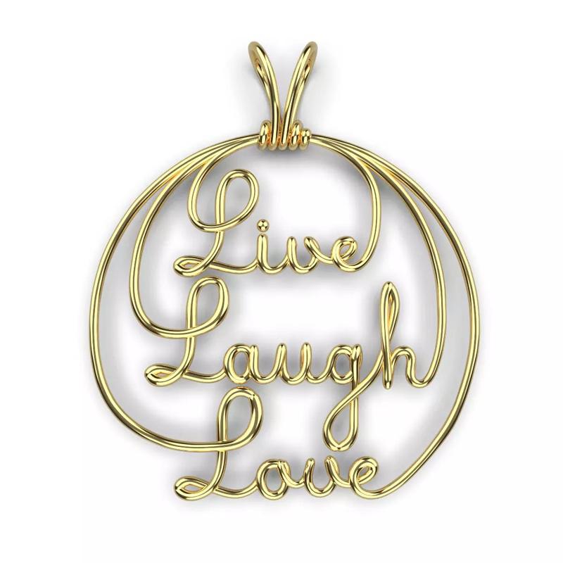 Pendant Live Laugh Love